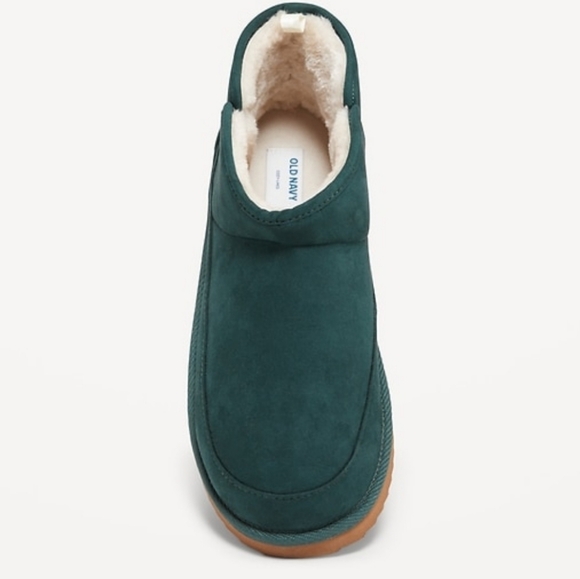 OLD NAVY lined green & gum rubber boots outdoor & indoor size 7.5 - Picture 6 of 11